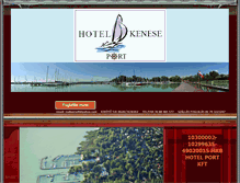 Tablet Screenshot of hotelkenese.hu